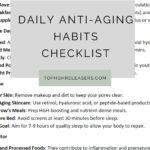 Daily Anti-Aging Habits Checklist PIN